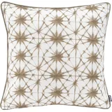 H.O.C.K. Badu Batik Saphire Outdoor« mit Keder, Kissenhülle mit Füllung, 1 Stück beige