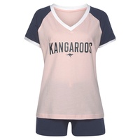 KangaROOS Damen Shorty rosa-dunkelblau Gr.36/38
