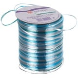 PRÄSENT Geschenkband Raffia Pearl glänzend blau/türkis/grün 3,0 mm x 50,0 m