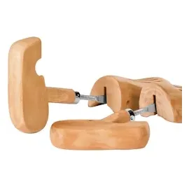 Tectake tectake® 3 Paar Schraubspanner, aus Lotusholz, Verhinderung von Gehfalten, gute Luftzirkulation