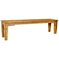 LAKSHMI-indisches-moebelhaus.de Bank Guru 175x40 aus Mango-Massivholz
