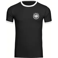 Multifanshop Kontrast T-Shirt - Deutschland - Adler Retro -