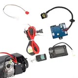 Diesel-Heizungsregler LCD-Schalter Parkheizungs-Monitor, 12 V/24 V 5 KW Auto-Luft-Dieselheizung, LCD-Schalter, Parksteuerung, Fernbedienung (12 V)