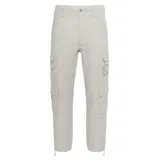 Brandit Textil Pure Vintage Pants Loose Fit Cargohose Weiß S