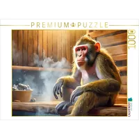 Calvendo Puzzle Affenhitze 1000 Teile Lege-Größe 64x48cm Foto-Puzzle für