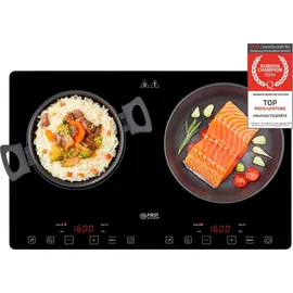 tzs-first-austria TZS First Austria Induktionskochplatte 3400W, Slim-Design, 10-stufige Temperaturregelung Timer, Kindersicherung, Sensor touch K... | schwarz,