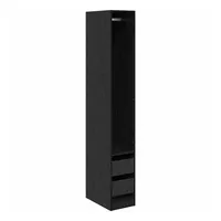 VidaXL Kleiderschrank Schwarze Eiche 30 x 50 x 200