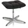 HJH Office Polsterhocker SARANTO Kunstleder 38 x 49 cm Schwarz