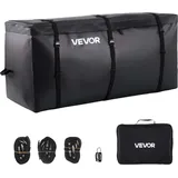 Vevor Gepäckträgertasche für Anhängerkupplung aus wasserdichtes 840D-PVC (0,71 m3), Gepäcktasche zur Aufbewahrung auf der Ladefläche von Lkws mit verstärkten Gurten für PKW SUVs Vans Schwarz