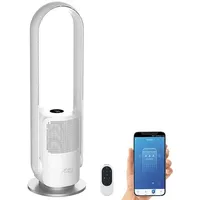 Sichler Haushaltsgeräte Rotorloser 2in1-360°-Ventilator & Luftreiniger Weiß