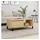 furnicato Moderner Couchtisch Braun Eiche 90 x 50 x 36,5 cm