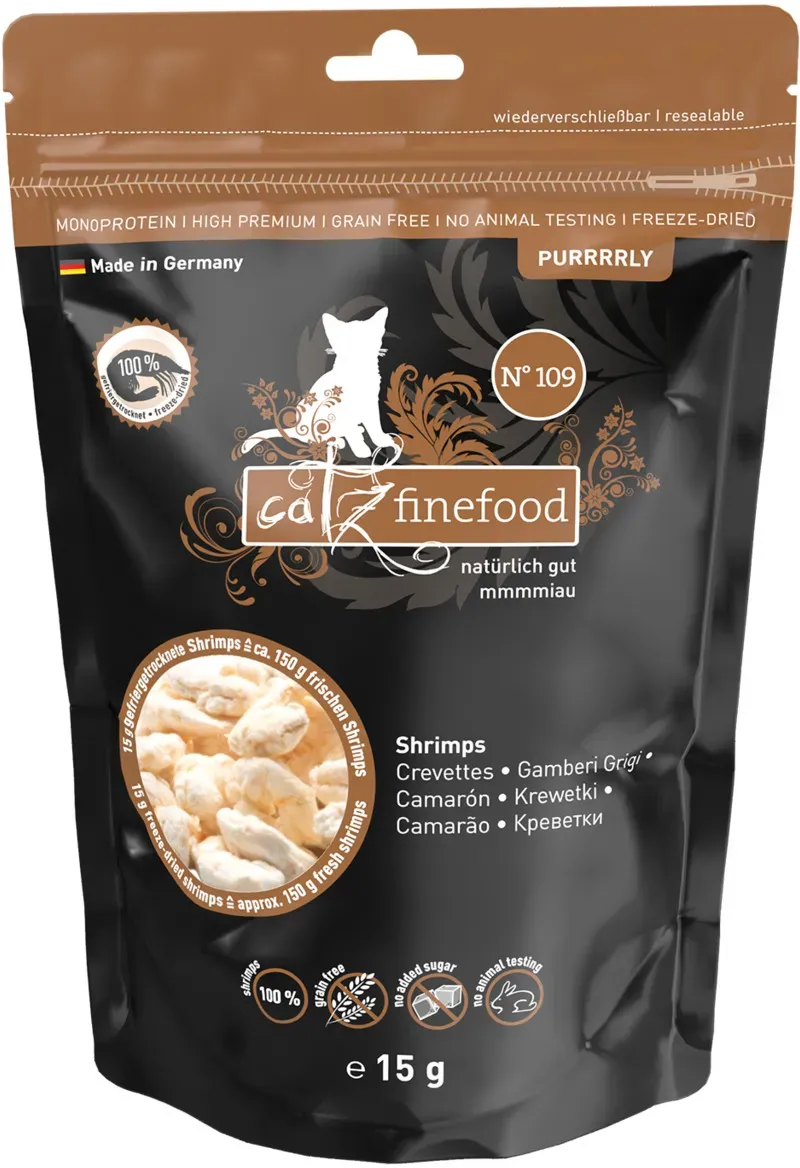 Catz finefood Purrrrly No.109 Shrimps 15 Gramm Katzensnacks