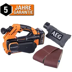 AEG 18V Akku-Bandschleifer BHBS18-75BL Brushless Schleifmaschine ohne Akku Variable Geschwindigkeit  Staubabsaugung