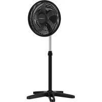Rowenta Turbo Essential Standventilator, Schwarz, VU3110F3