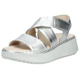 Gabor Keilsandalette Damen Silber 39