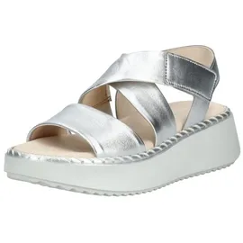 Gabor Keilsandalette Damen Silber 39