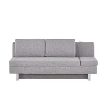 Sofa.de Schlafcouch Webstoff 2-Sitzer Grau