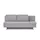 Sofa.de Schlafcouch Webstoff 2-Sitzer Grau