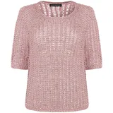 Betty Barclay Strickpullover mit Lochmuster Rosa 36