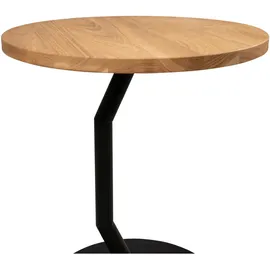 m2 kollektion gmbh Beistelltisch Schwarz Wildeiche 45 x 50 cm