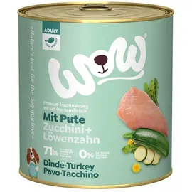 Wow Adult Pute mit Zucchini 12 x 800 g