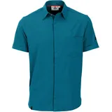 Maul Herren Karohemd Coesfeld II - petrol blue 52