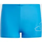 Adidas Performance Big Bars Kids Boxer-Badehose Bright Royal / White 140