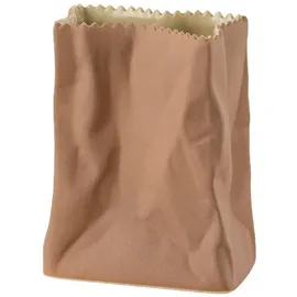 Rosenthal Tütenvase 10 cm Keramik/ Braun
