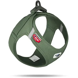 Curli Clasp Vest Hundegeschirr Moss XS