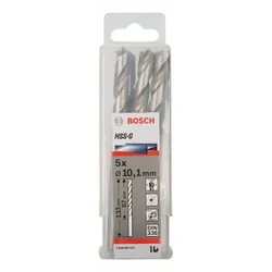 Metallbohrer HSS-G, DIN 338, 10,1 x 87 x 133 mm, 5er-Pack