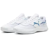 Puma Unisex Varion II Indoor Court Shoe, White-Blue Horizon, 43 EU