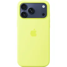 Apple iPhone 17 Pro Max Silikon Case mit MagSafe Neongelb