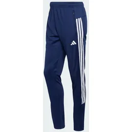 adidas Workout Essentials All-Set 3-Stripes Jogginghose Dunkelblau/Weiß XL