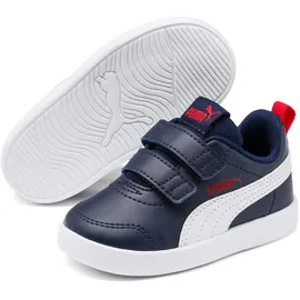 Puma Courtflex V2 V Inf Kinder Peacoat/High Risk Red 27