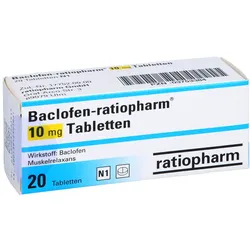 Baclofen-ratiopharm 10 mg Tabletten 20 St
