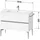 Duravit Sivida Waschtischunterbau, 2 Schubkästen, Griffleiste chrom, 1010x477x591mm, zu ME by Starck, SV4645010490000,