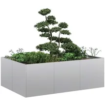 vidaXL Pflanzkübel 120 x 80 x 40 cm Verzinkter Stahl