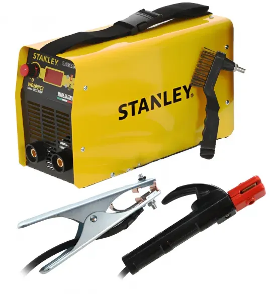 Inverter-Elektrodenschweißgerät MMA Stanley WD200IC2 - mit MMA-Kit - Zyklus 15%@200A"