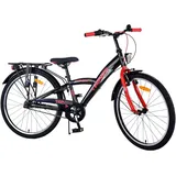 tpfsports Thombike Kinderfahrrad - Jungen - 24 Zoll - Rücktritt + Handbremse - 3 Gänge - Rot