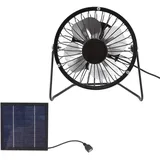 Solarpanel-Ventilator, 2,5 W USB-Solarpanel-betriebener Mini-tragbarer Ventilator, Außenkühlventilator, Kostenlose Energie für Zuhause, Hühnerstall, Wohnmobil, Auto, Pavillon,