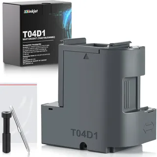 Osinkjet T04D1/T04D100 Wartungsbox Kompatibel für Epson ET-4750 ET-4850 ET-3750 ET-15000 ET-3700 ET-4856 ET-5150 ET-5170 Drucker, Wartungskasten T04D1/T04D100 C13T04D100 Resttintenbehälter, 1 st