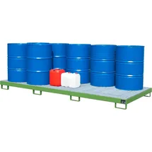 Bauer Südlohn Auffangwanne AW-10, lackiert, Resedagrün