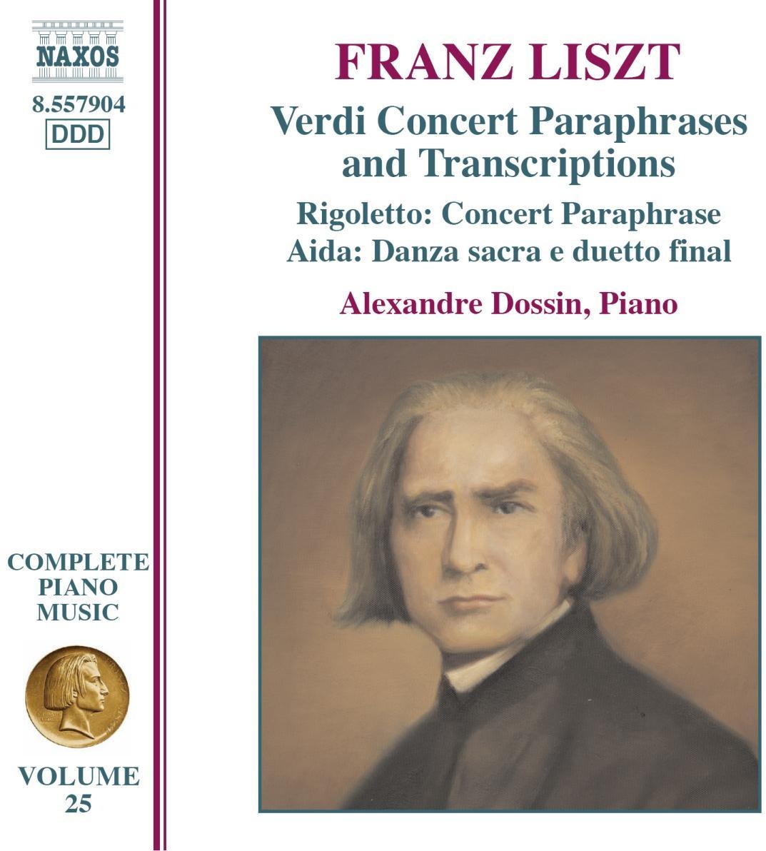 Verdi-Paraphrasen - Alexandre Dossin. (CD)