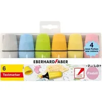 Eberhard Faber Pastell Mini Textmarker farbsortiert, 6 St.