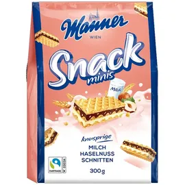 Manner Waffeln Schokolade/Haselnuss 300 g