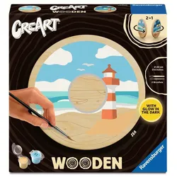 Ravensburger Spiel CreArt, Malen nach Zahlen Wooden - Sea