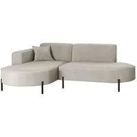 Kaiser möbel Ecksofa, Sofa L-Form Designer Modena Rein stoff