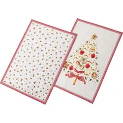 Villeroy & Boch Winter Bakery Delight Küchentücher Set 2tlg. je 70x50cm