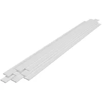 neu.haus Sockelleisten-Set, 16 TLG. Coevorden 16er Set 195x9 cm Weiß [neu.haus]