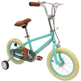 Garbenat Kinderfahrrad 14 Zoll Kinder Fahrrad für ab 3-4 Jahre Upgraded Kinderfahrrad mit Stützrädern für Schulung Reiten HöHenverstellbar Fahrrad Kinder für 90-110cm Jungen und Mädchen (Grün)